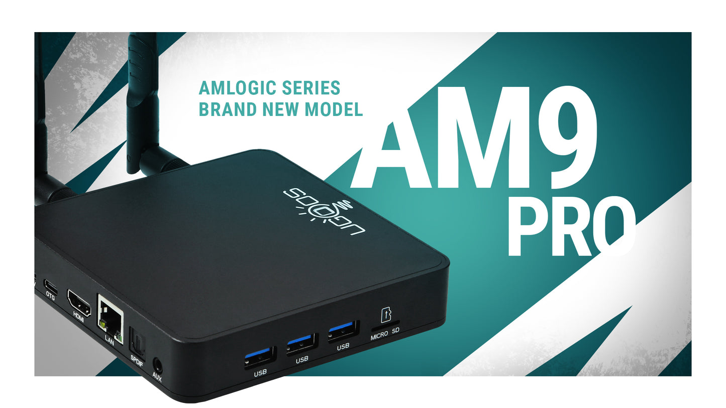 Ugoos AM9 PRO Dolby Vision DDR5 Android 14 Amlogic S905X5 Smart TV BOX - Ships JAN 25