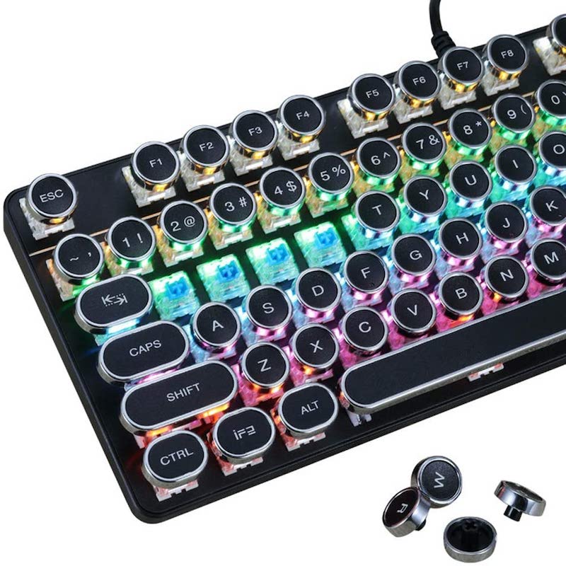 87 Key GRB USB Cable Mechanical Keyboard - XULU