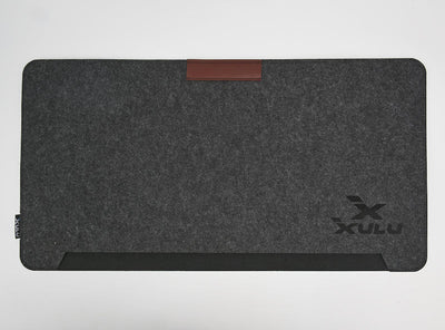 Dark-grey Large Felt Desk Mat - XULU