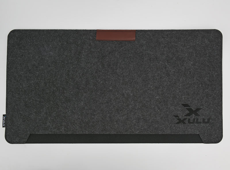 Dark-grey Large Felt Desk Mat - XULU
